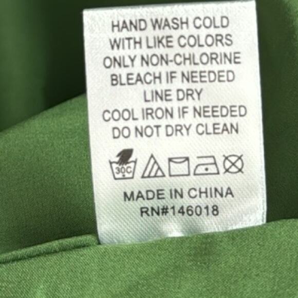 LOST + WANDER Cut-Out Back Detail Mini Dress Green Size XS - Picture 8 of 8